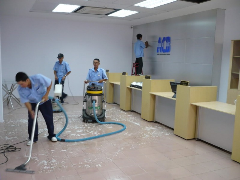 Vệ sinh nhà sau xây dựng